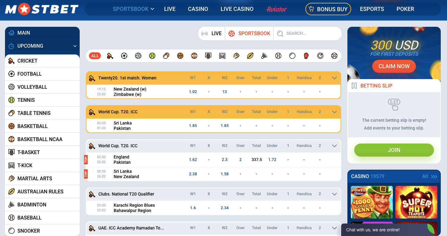 Mostbet Sports